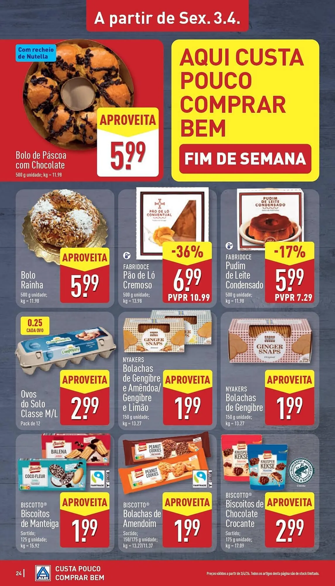 Folheto Folheto ALDI de 30 de março até 5 de abril 2026 - Pagina 24