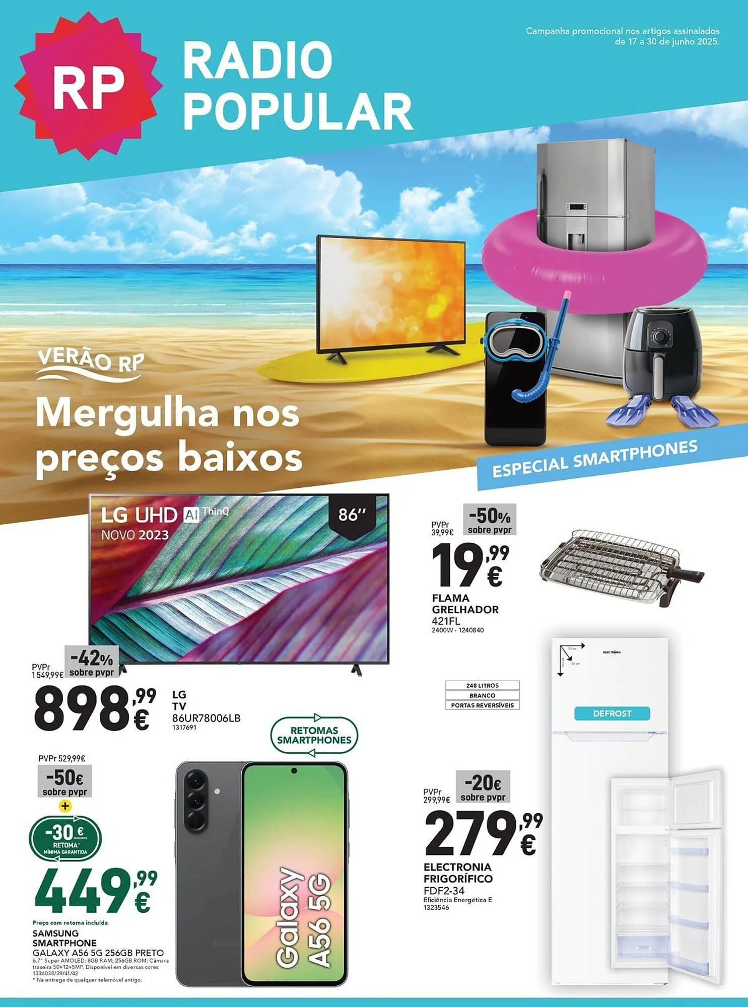 Folheto Folheto Radio Popular de 17 de junho até 30 de junho 2025 - Pagina 1