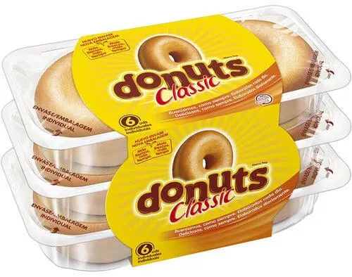 donuts classic glacé 6un 300g