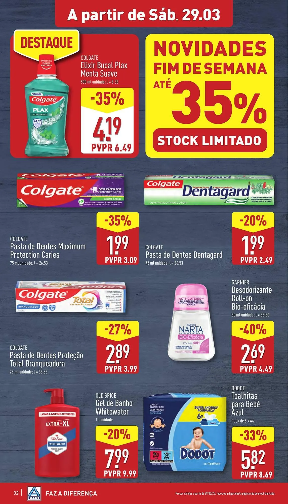 Folheto Folheto ALDI de 26 de março até 1 de abril 2025 - Pagina 32