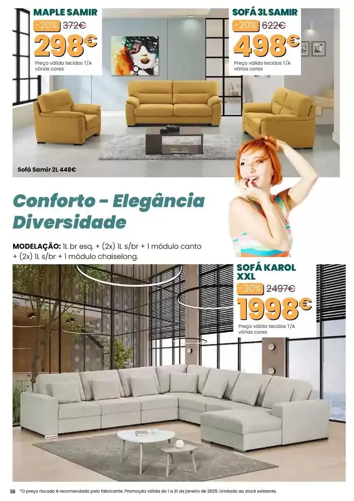 Folheto Catalogo Janeiro de 6 de janeiro até 31 de janeiro 2025 - Pagina 56