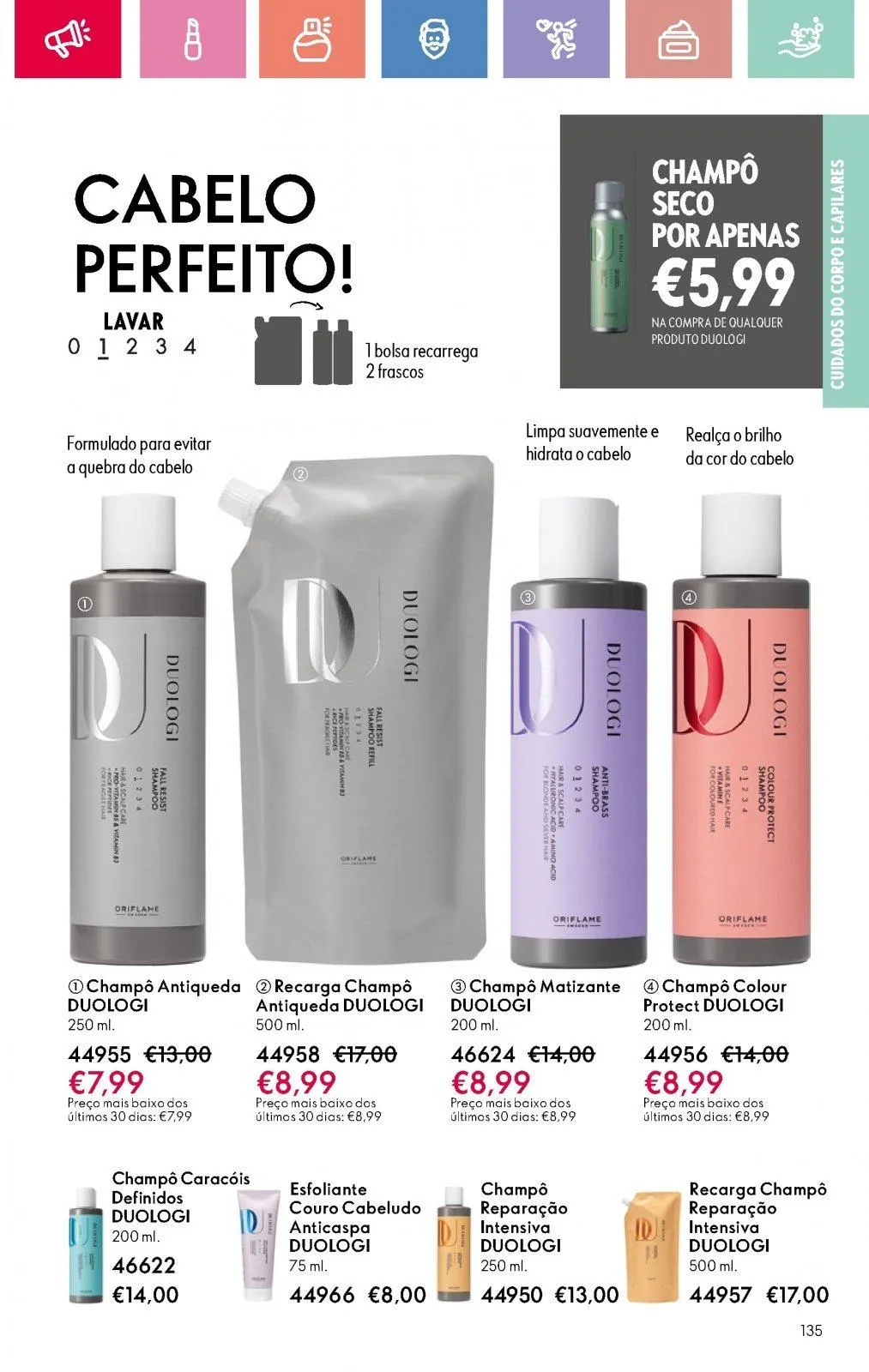 Folheto Folheto de Oriflame até 05.07.2025 de 18 de junho até 5 de julho 2025 - Pagina 135