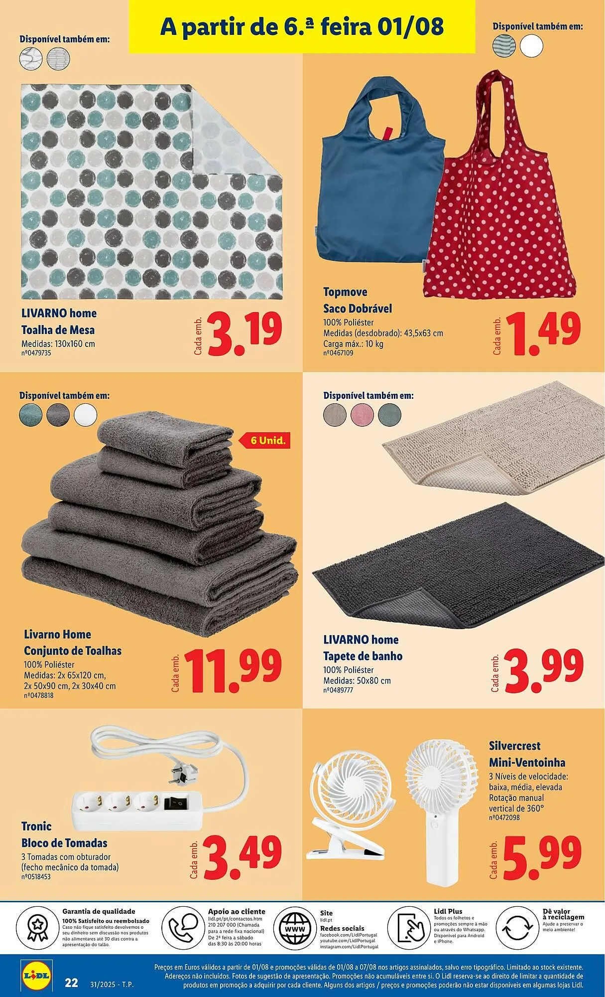 Folheto Folheto Lidl de 28 de julho até 3 de agosto 2025 - Pagina 22