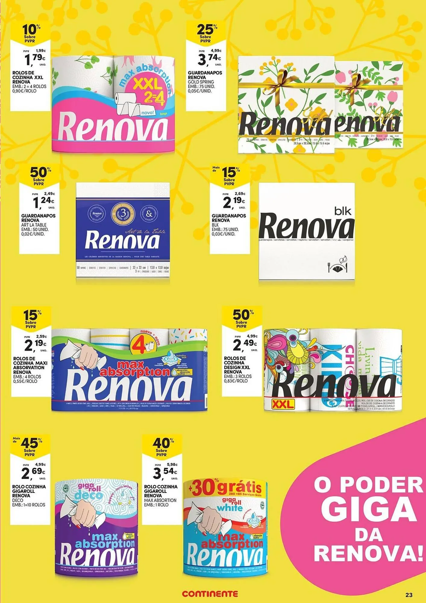 Folheto Folheto Continente de 4 de abril até 16 de abril 2025 - Pagina 23