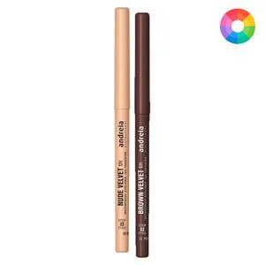 Andreia Nude Velvet 12h Eyeliner Waterproof - 02 Pearly Brown