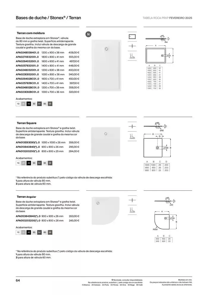 Folheto Soluções de Banho  de 6 de janeiro até 31 de dezembro 2025 - Pagina 66