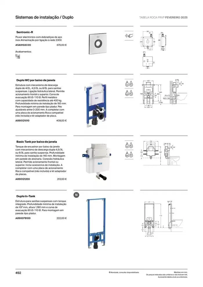 Folheto Soluções de Banho de 6 de janeiro até 31 de dezembro 2025 - Pagina 494