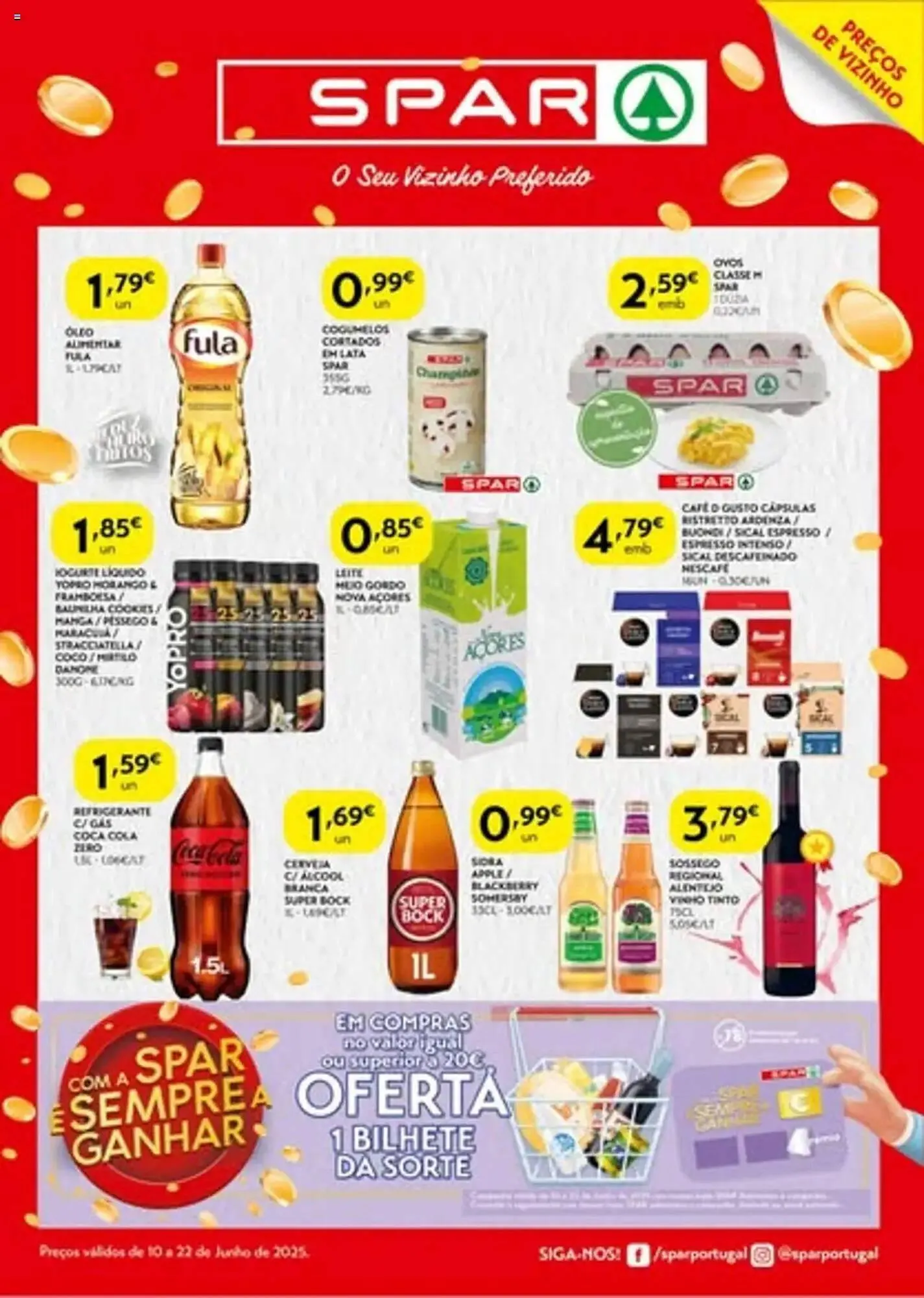 Folheto Folheto Spar de 10 de junho até 22 de junho 2025 - Pagina 1