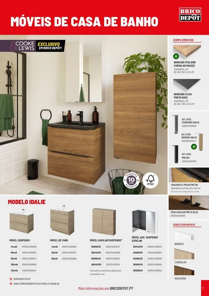 Folheto Catálogo de Casa De Banho de 8 de agosto até 31 de dezembro 2024 - Pagina 7