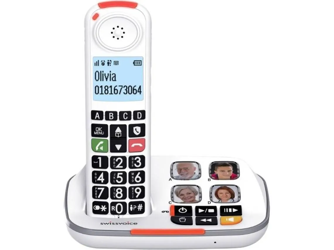 Telefone Fixo SWISSVOICE Xtra 2355 Branco