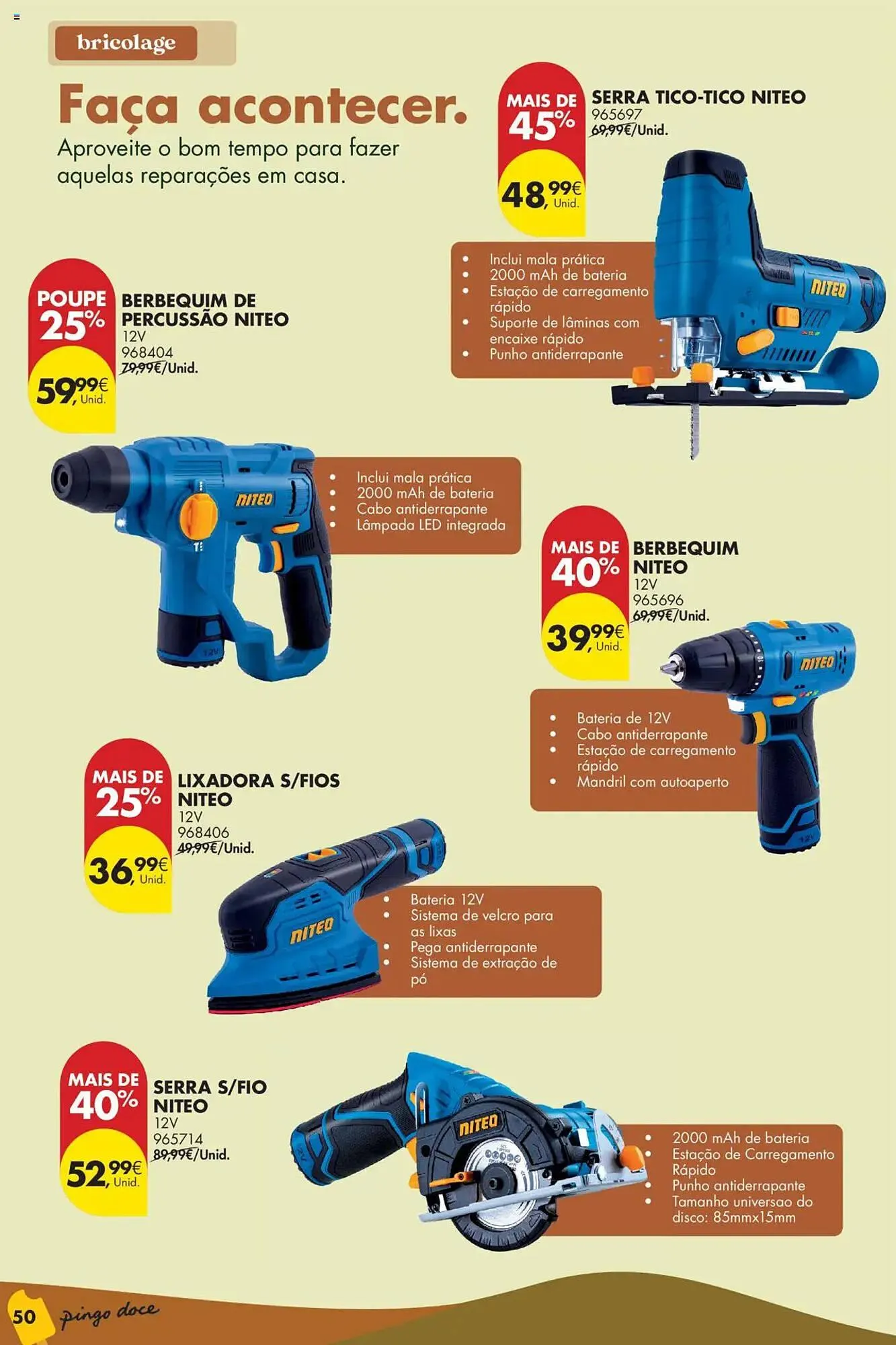 Folheto Folheto Pingo Doce de 10 de junho até 1 de julho 2025 - Pagina 50