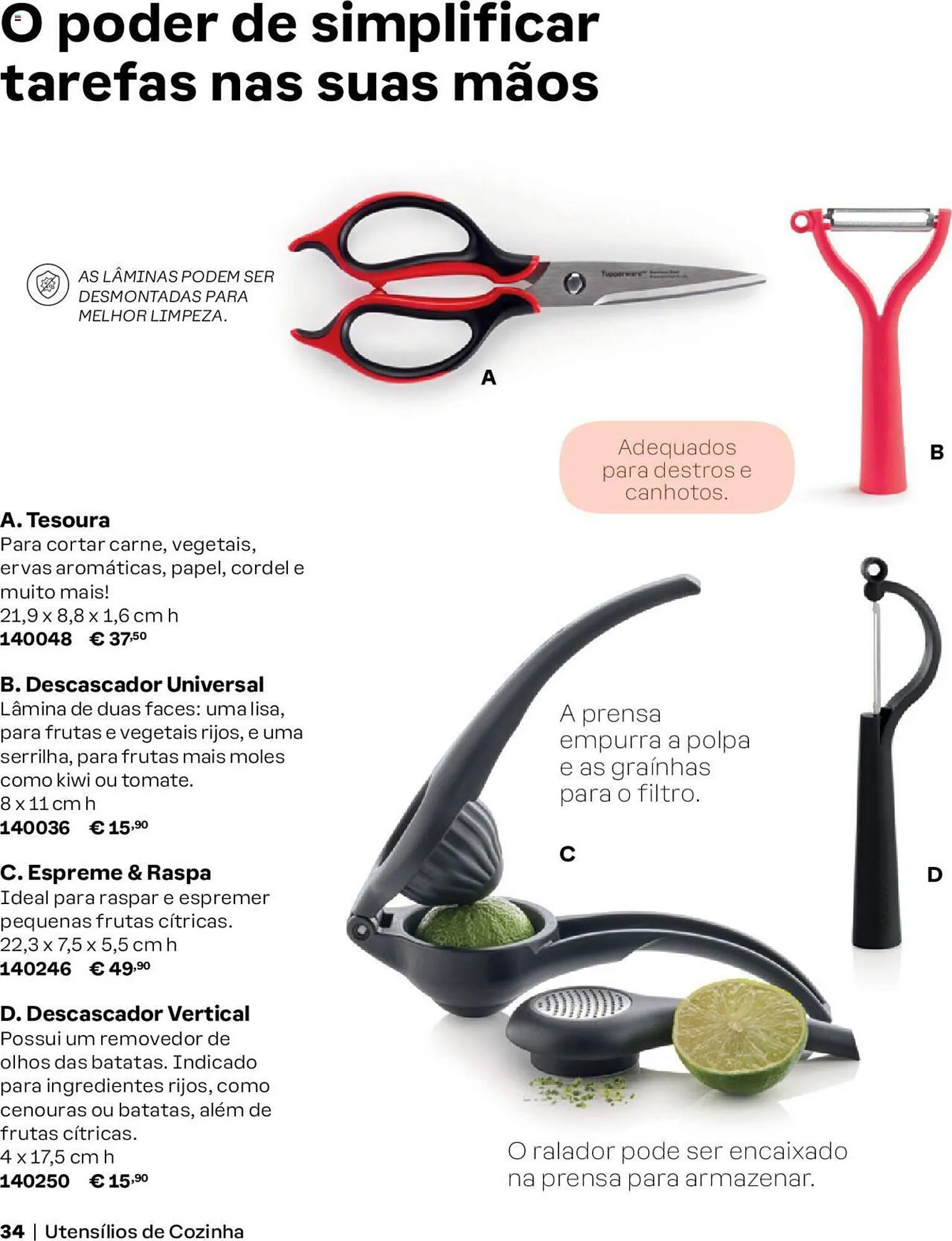 Folheto Folheto Tupperware de 5 de março até 31 de agosto 2024 - Pagina 34