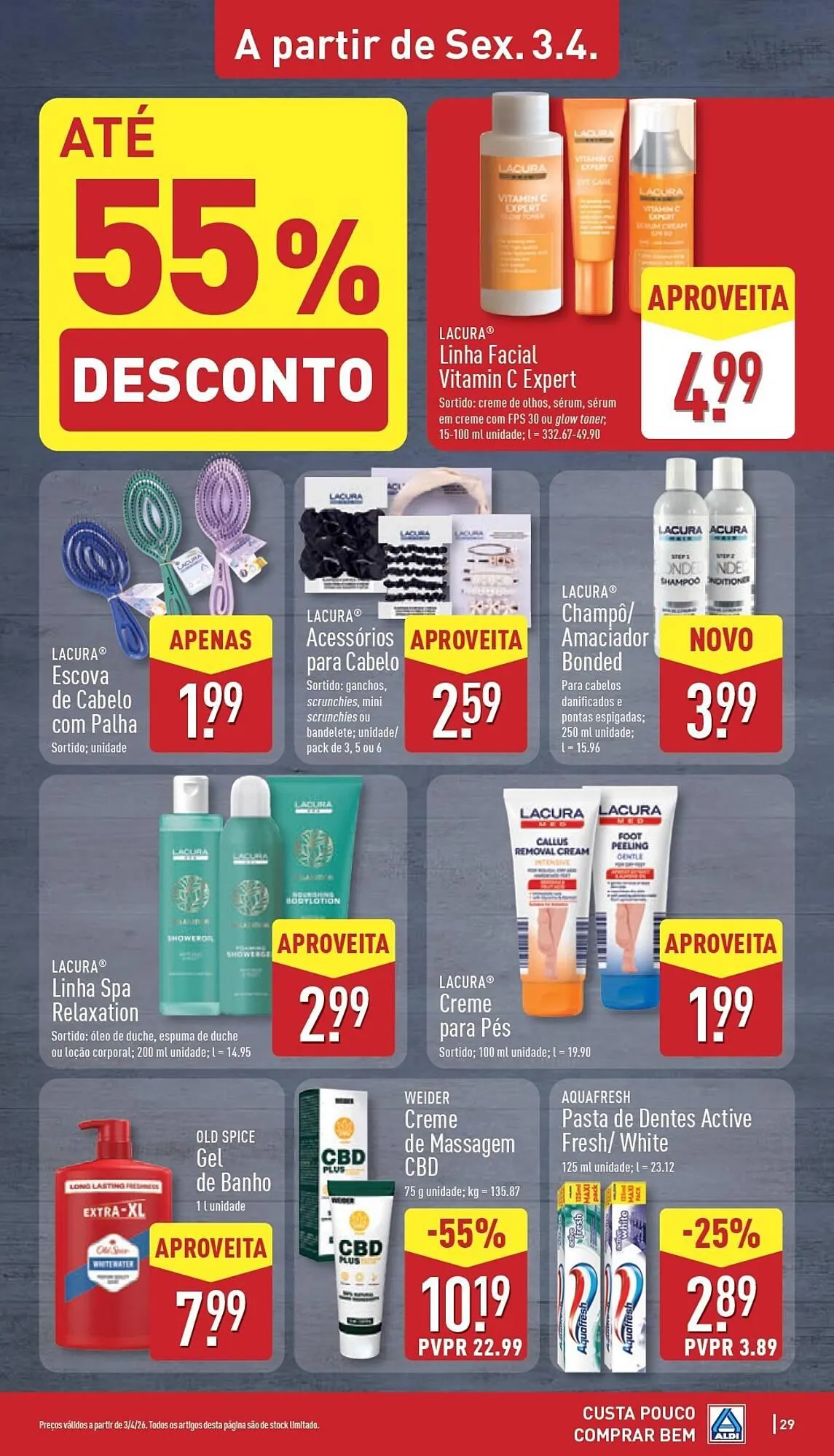 Folheto Folheto ALDI de 30 de março até 5 de abril 2026 - Pagina 29