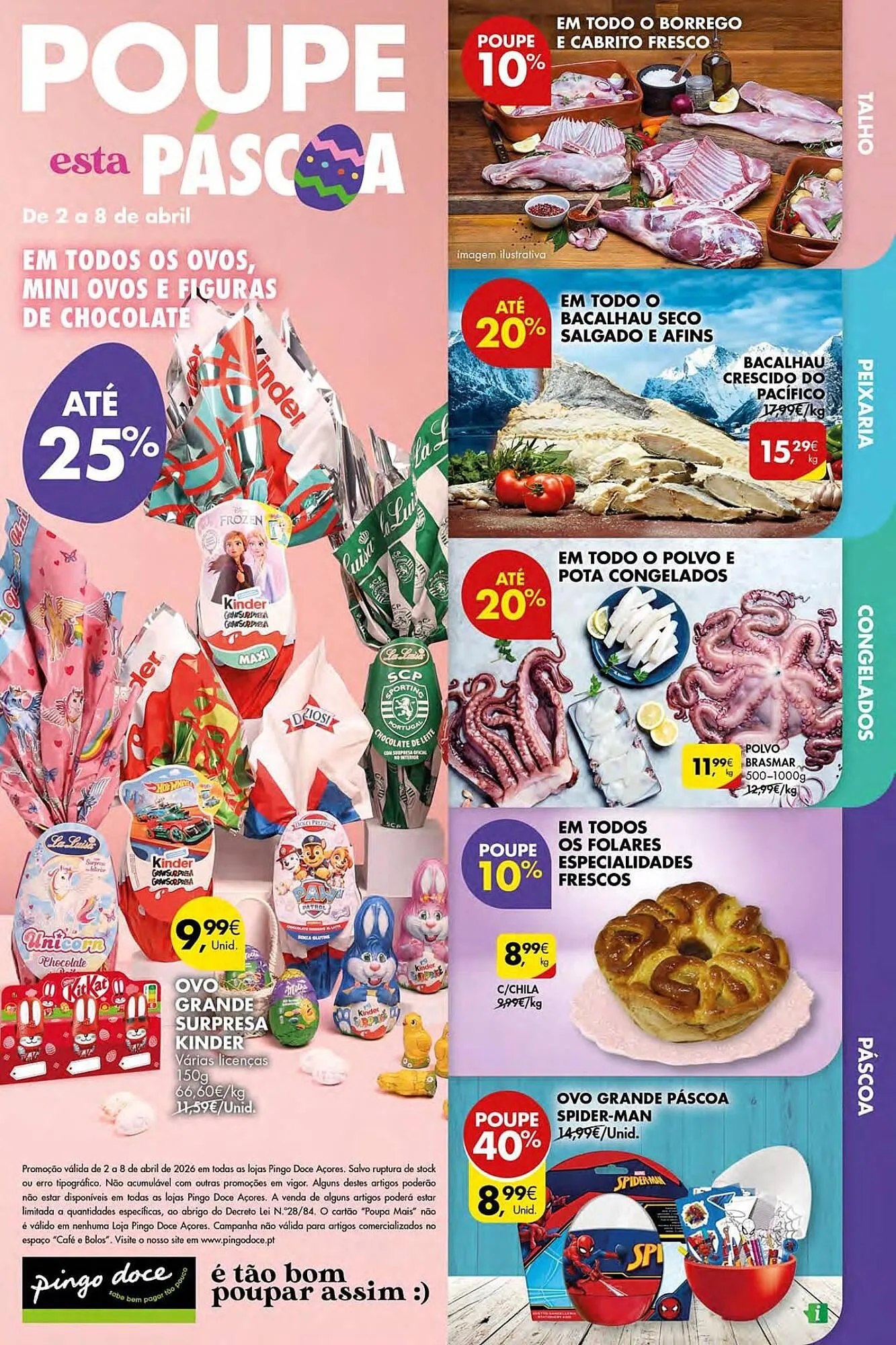 Folheto Folheto Pingo Doce de 2 de abril até 8 de abril 2026 - Pagina 1