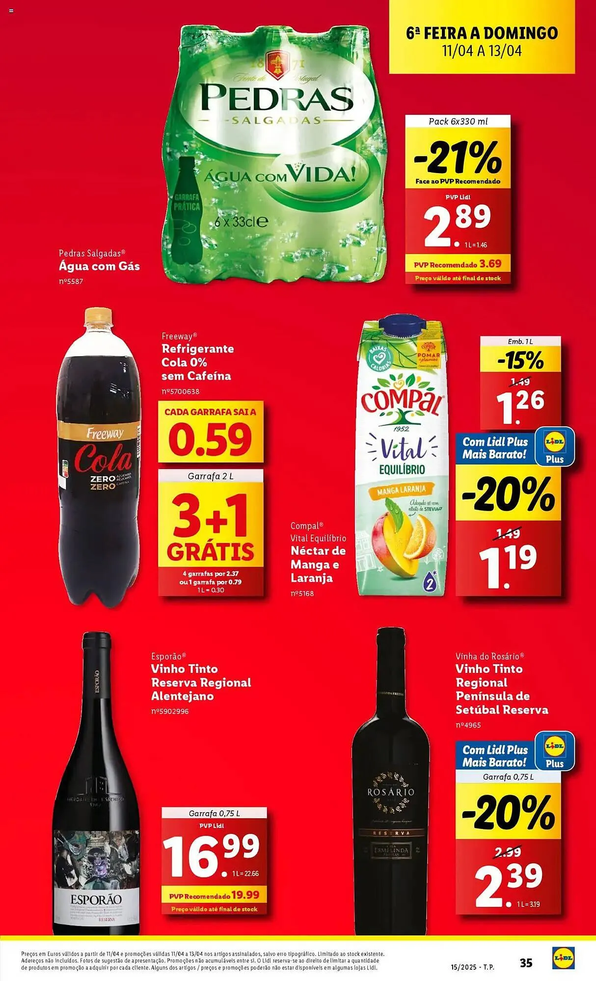 Folheto Folheto Lidl de 7 de abril até 13 de abril 2025 - Pagina 35