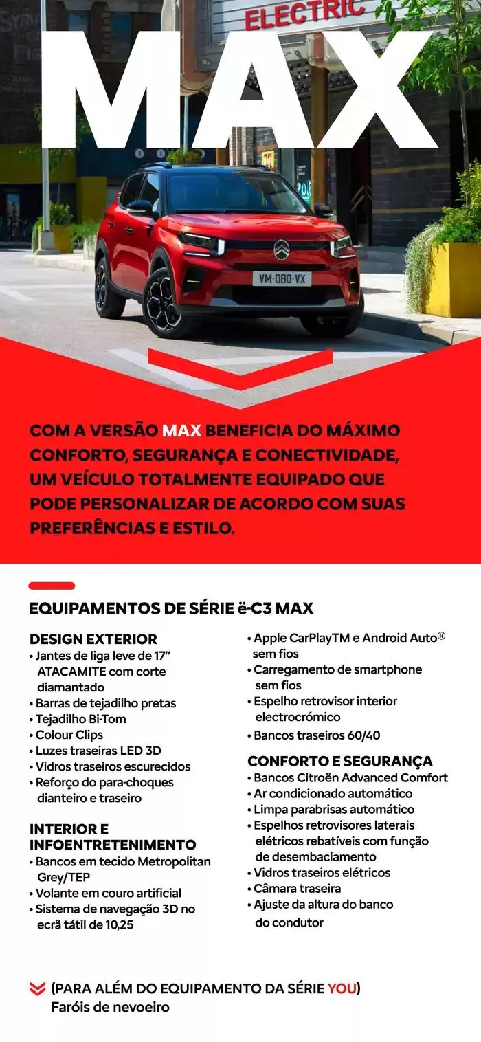 Folheto Catálogo Citroen Novo ë-c3 de 18 de novembro até 18 de novembro 2025 - Pagina 13