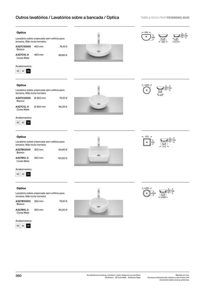 Folheto Soluções de Banho  de 6 de janeiro até 31 de dezembro 2025 - Pagina 362