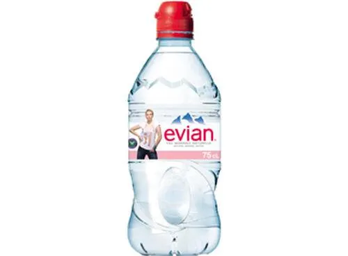 água evian mineral natural sport pet 0.75l