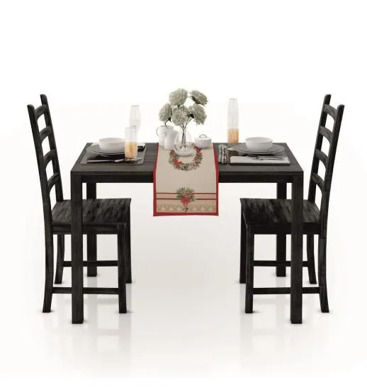 CAMINHO DE MESA JACQUARD 045*140 100%POLIESTER - 16.NATAL 45/140