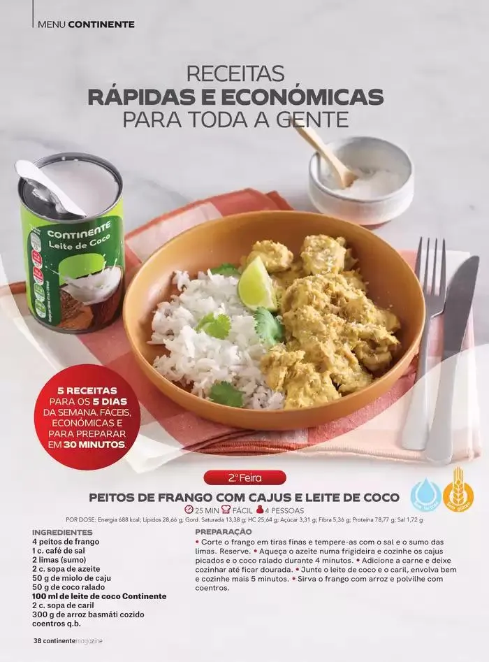 Folheto Continente Magazine: Paixão pela comida de 29 de outubro até 31 de janeiro 2025 - Pagina 10