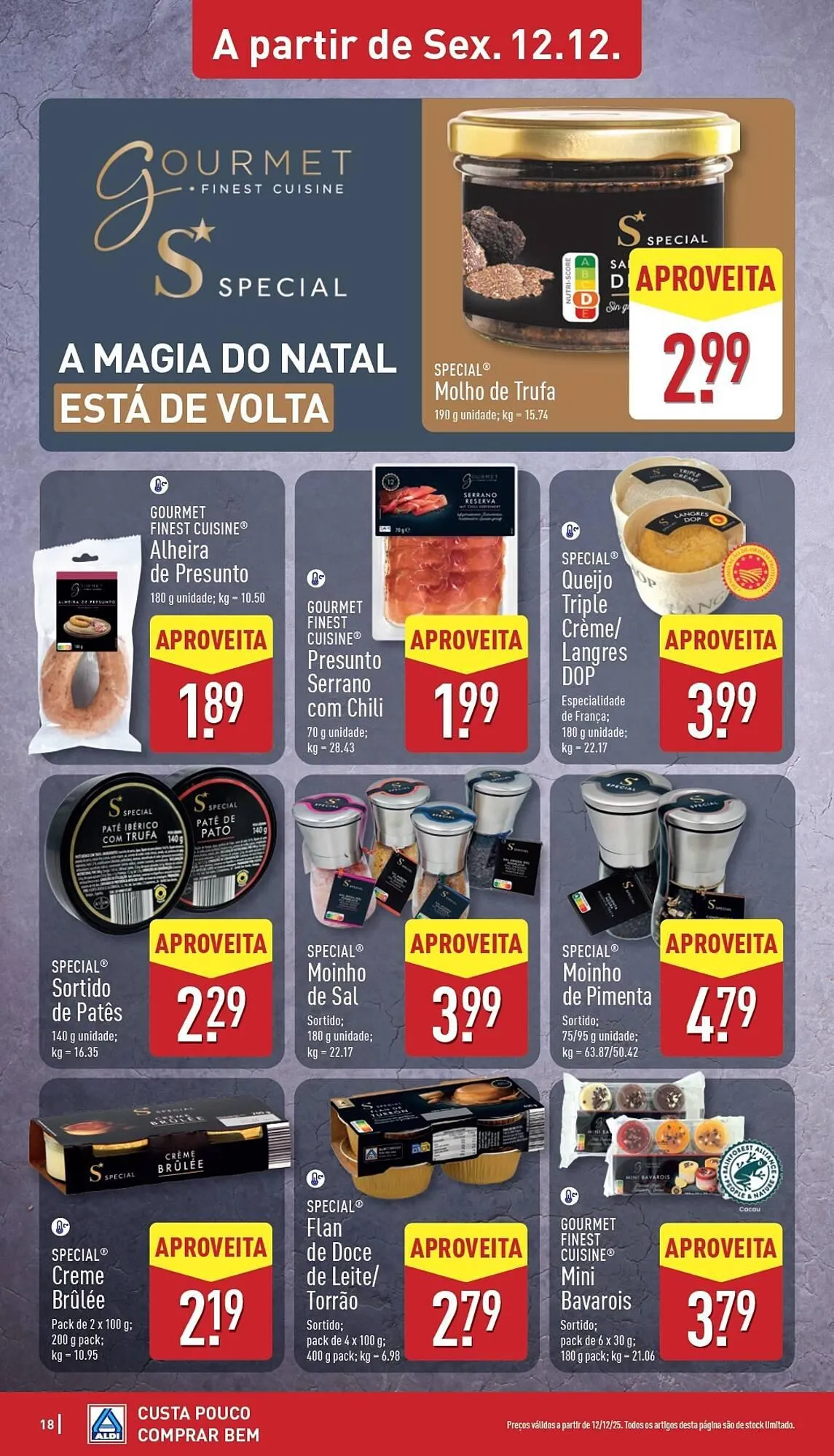 Folheto Folheto ALDI de 8 de dezembro até 14 de dezembro 2025 - Pagina 18