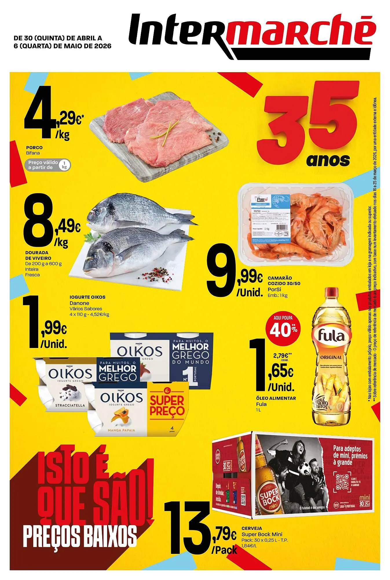 Folheto Folheto Intermarché de 30 de abril até 6 de maio 2026 - Pagina 1
