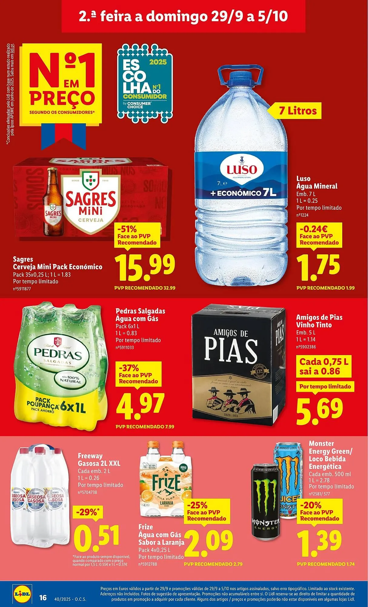 Folheto Folheto Lidl de 29 de setembro até 5 de outubro 2025 - Pagina 16