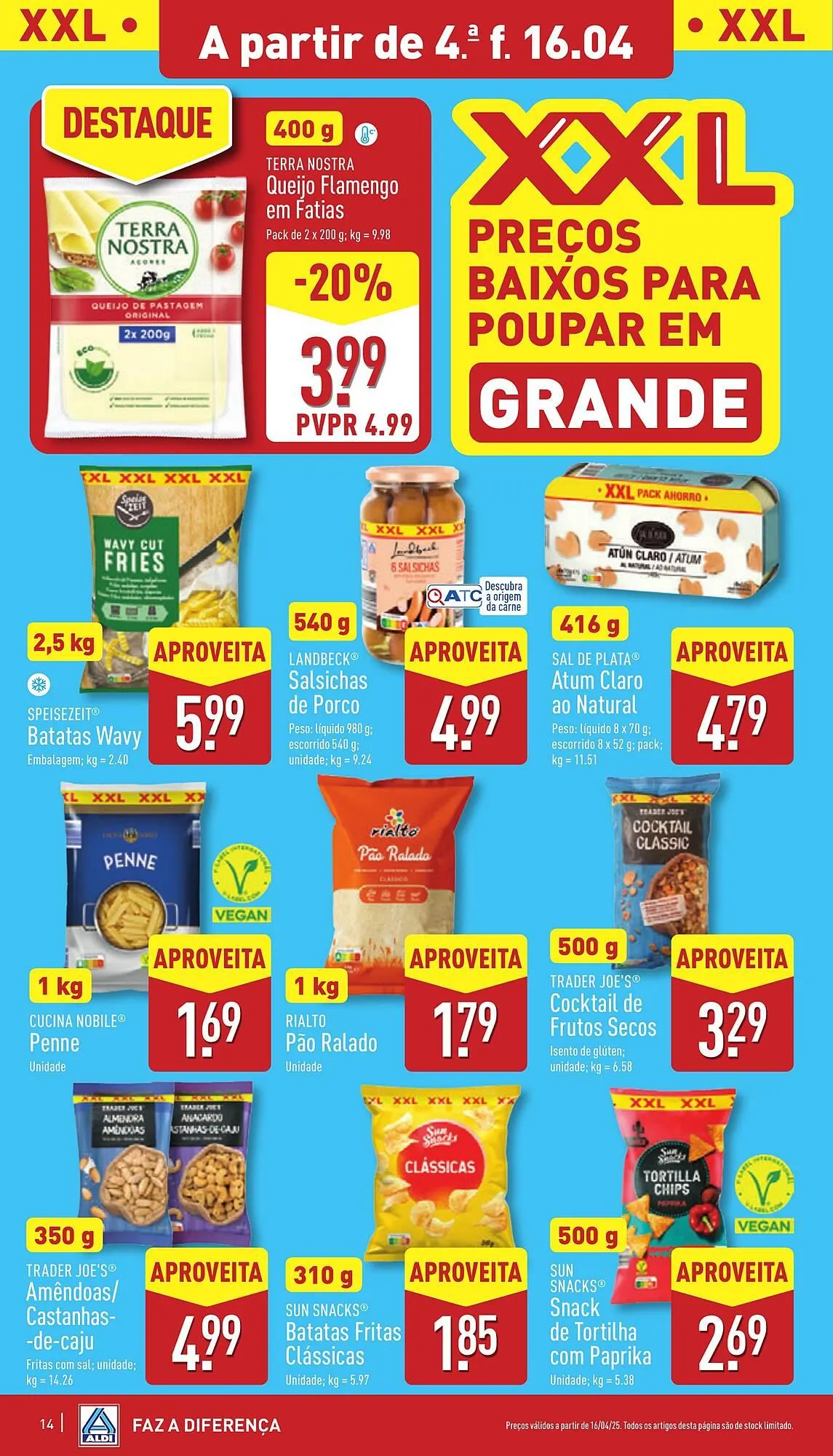 Folheto Folheto ALDI de 16 de abril até 22 de abril 2025 - Pagina 14