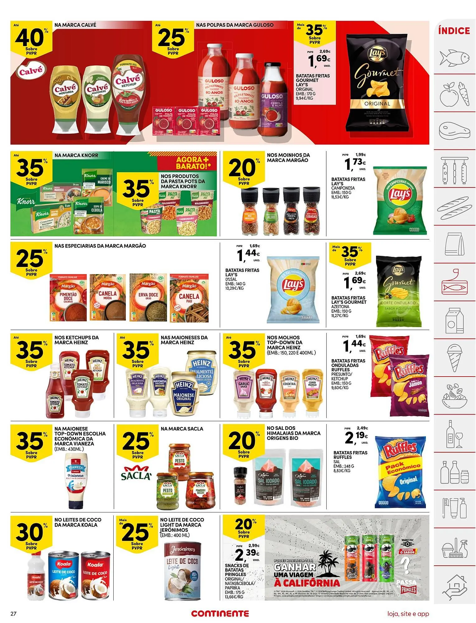 Folheto Folheto Continente de 24 de fevereiro até 2 de março 2026 - Pagina 27