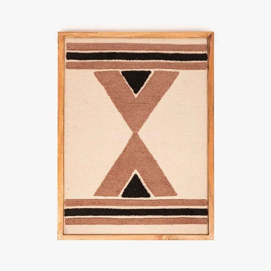 Quadro tapeçaria pirâmide 80x120cm TAPI