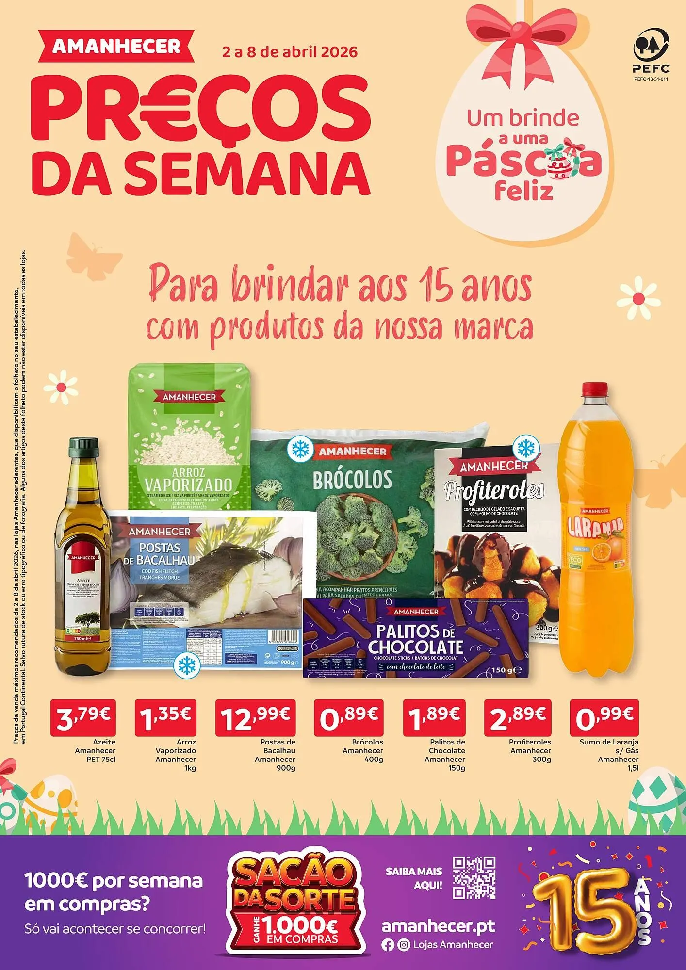 Folheto Folheto Amanhecer de 2 de abril até 8 de abril 2026 - Pagina 1