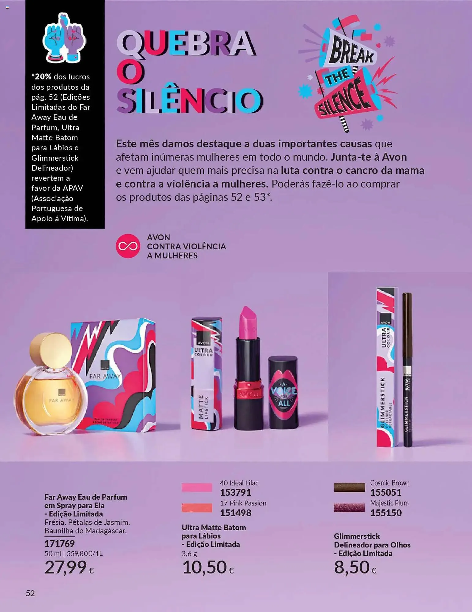 Folheto Catálogo Avon de 1 de dezembro até 1 de janeiro 2026 - Pagina 52
