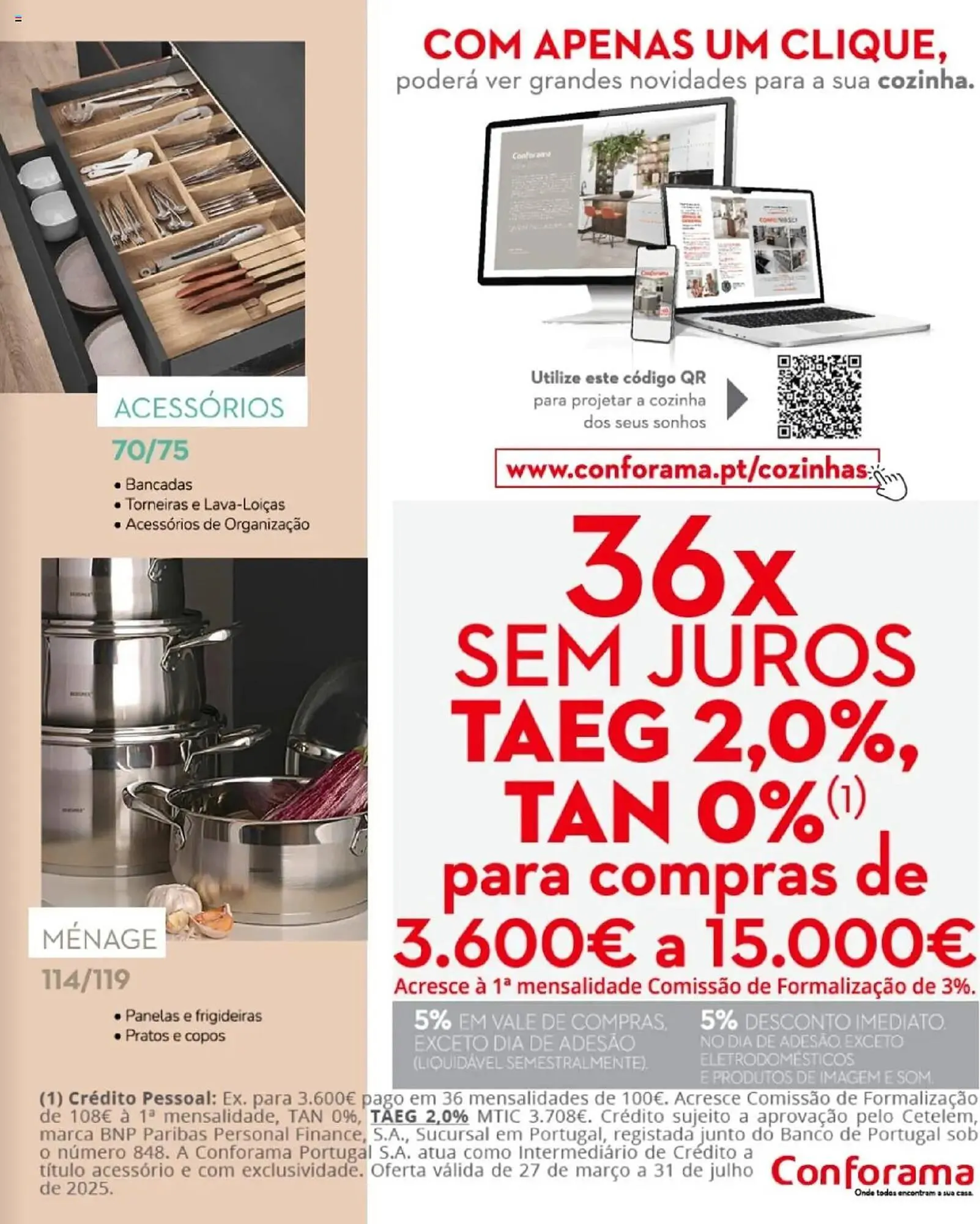 Folheto Folheto Conforama de 27 de março até 31 de julho 2025 - Pagina 5