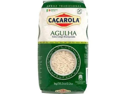 arroz agulha caçarola extra longo 1kg