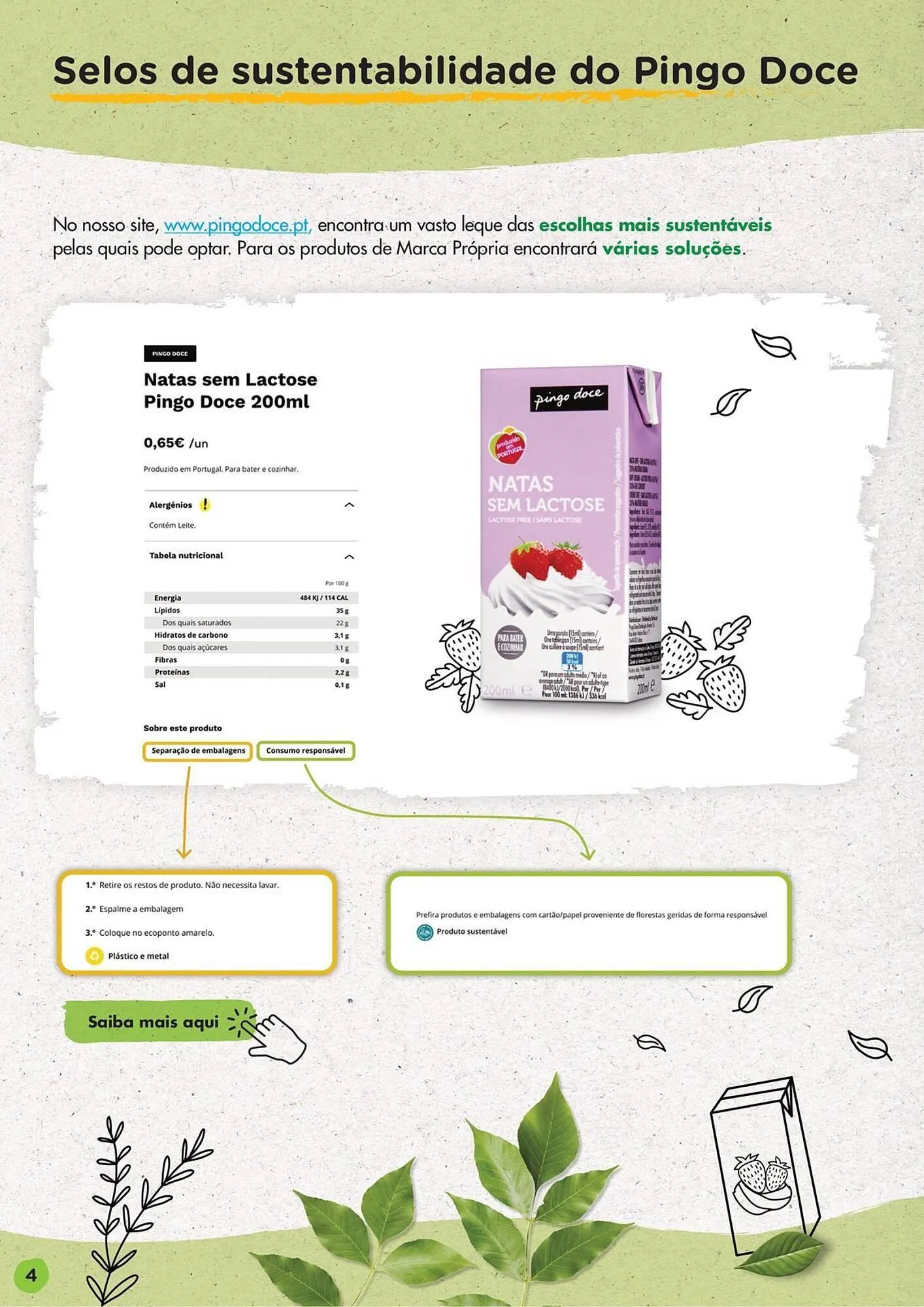 Folheto Folheto Pingo Doce de 21 de agosto até 31 de maio 2025 - Pagina 4