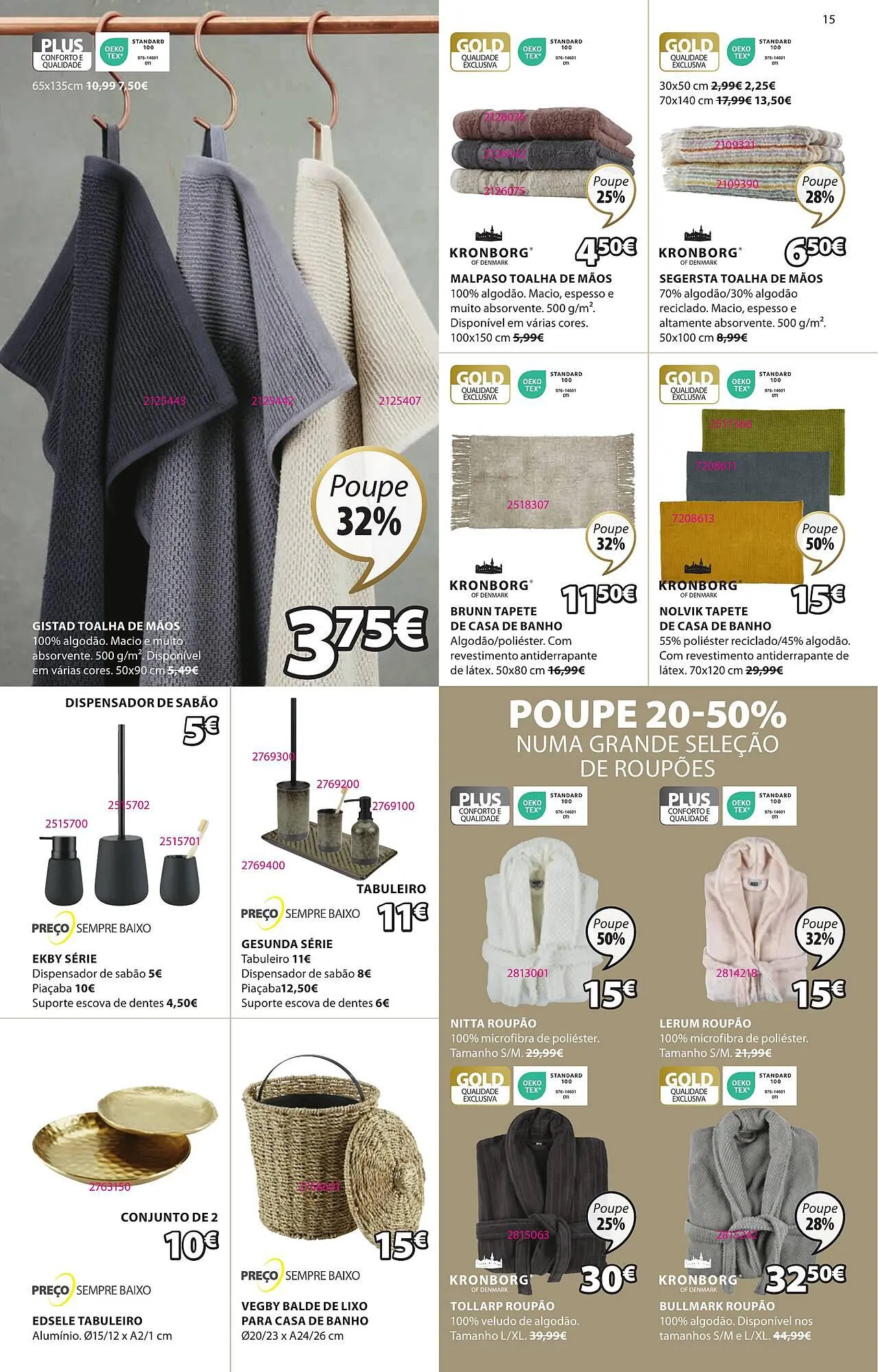 Folheto Folheto JYSK de 1 de fevereiro até 6 de março 2024 - Pagina 15