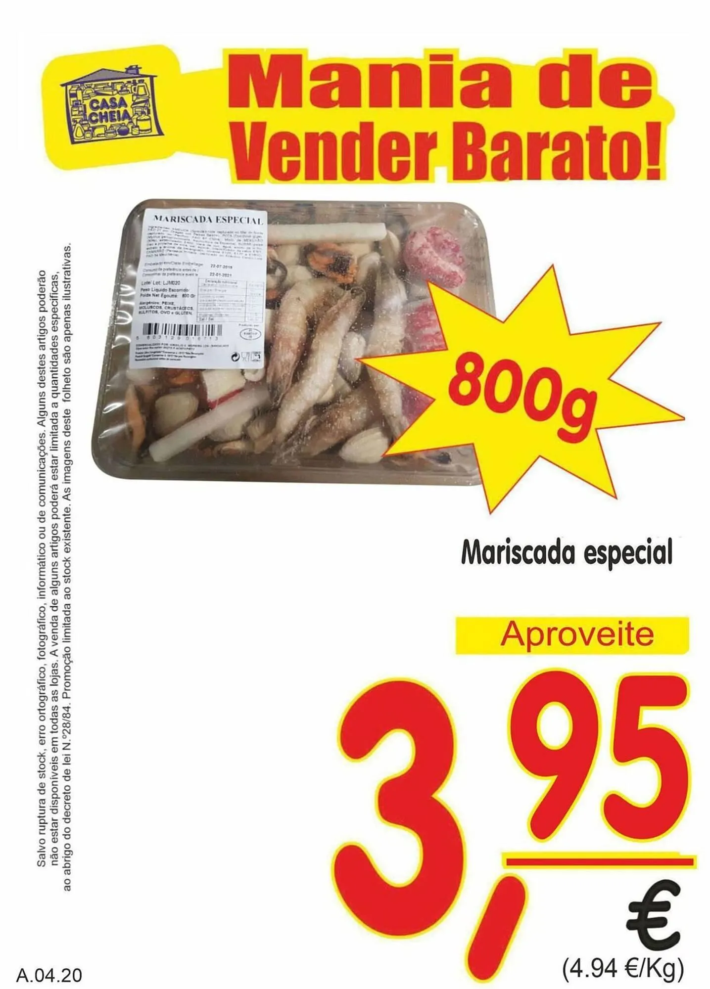 Folheto Folheto Casa Cheia de 11 de abril até 17 de abril 2025 - Pagina 1