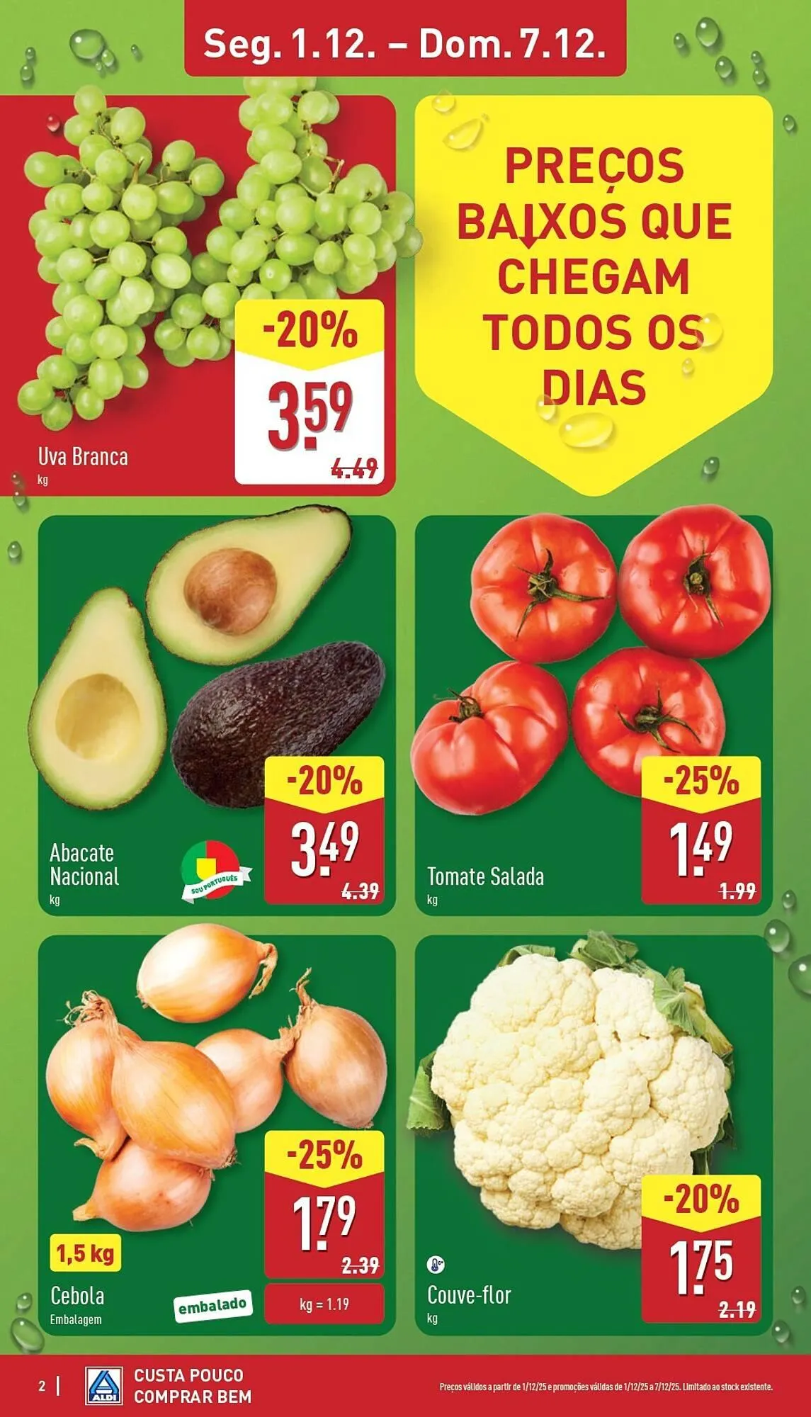 Folheto Folheto ALDI de 1 de dezembro até 7 de dezembro 2025 - Pagina 2