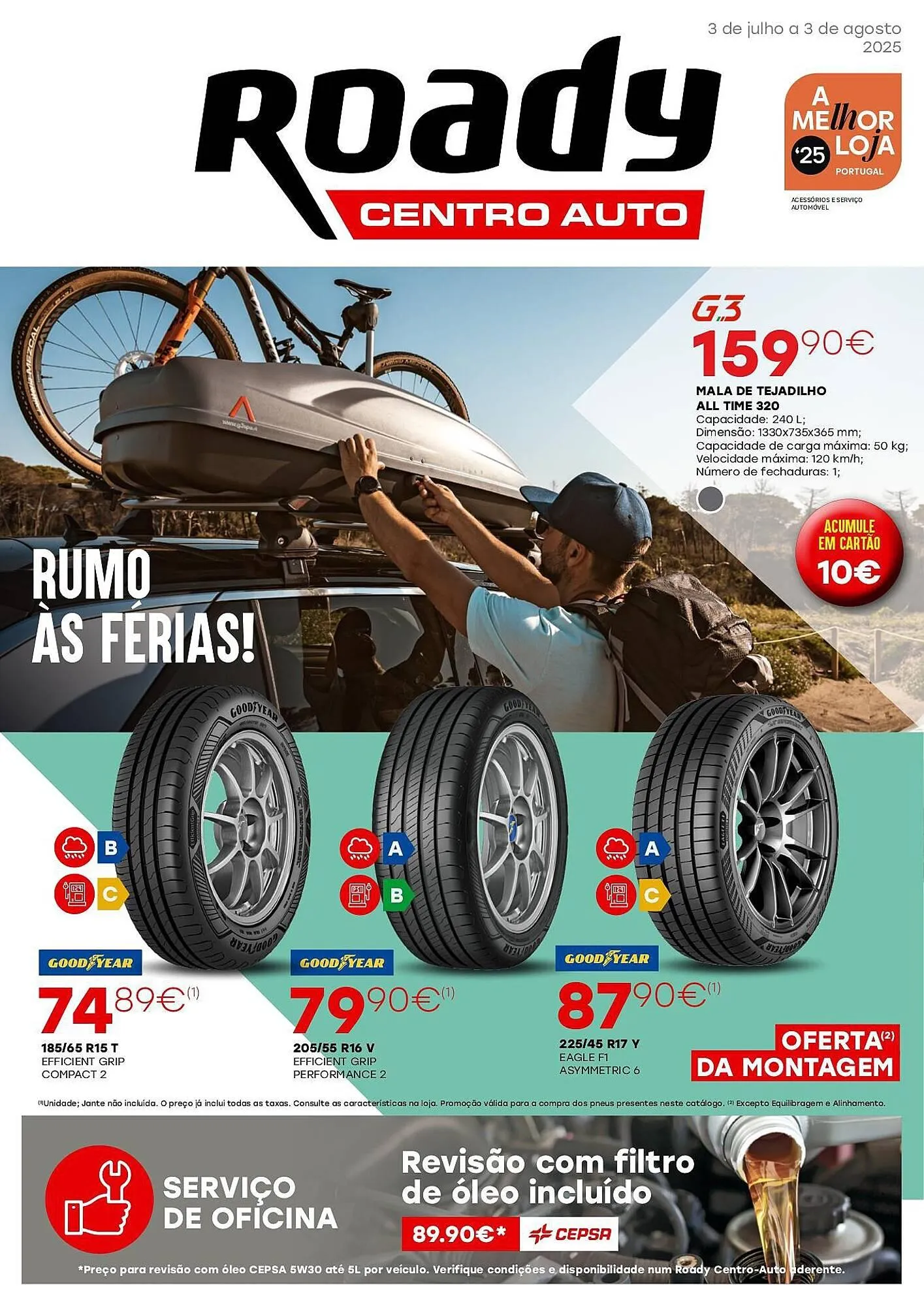 Folheto Folheto Roady de 3 de julho até 3 de agosto 2025 - Pagina 1