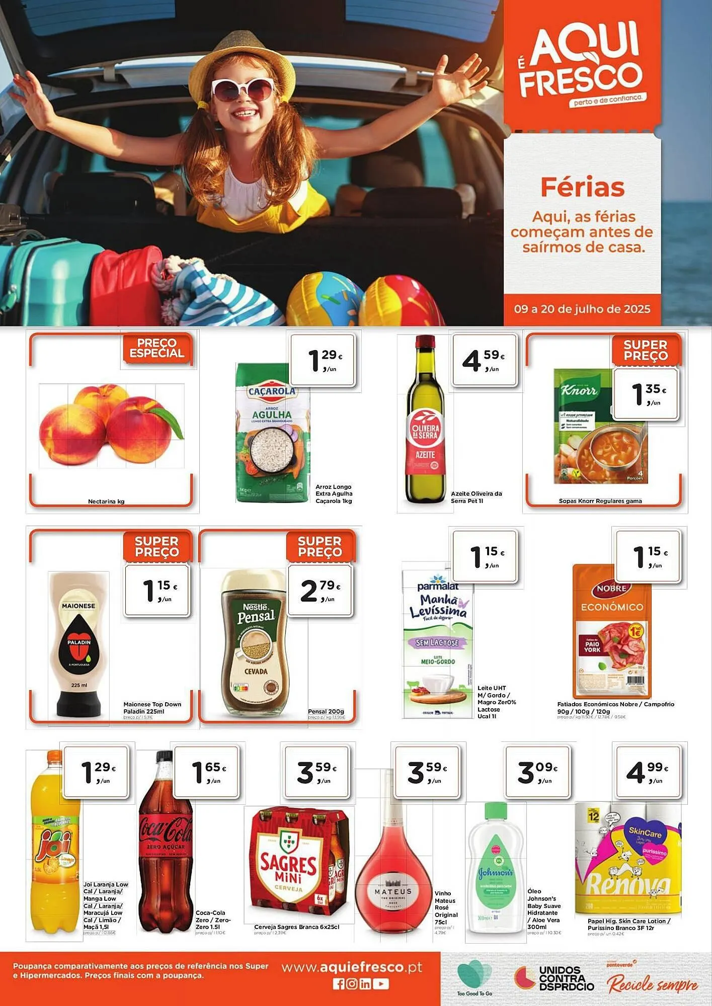 Folheto Aqui é fresco - 1