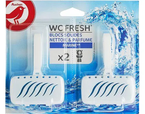 bloco auchan wc frescura 2un