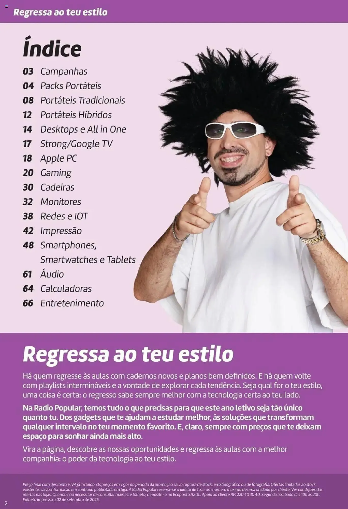 Folheto Folheto Radio Popular de 2 de setembro até 1 de outubro 2025 - Pagina 2