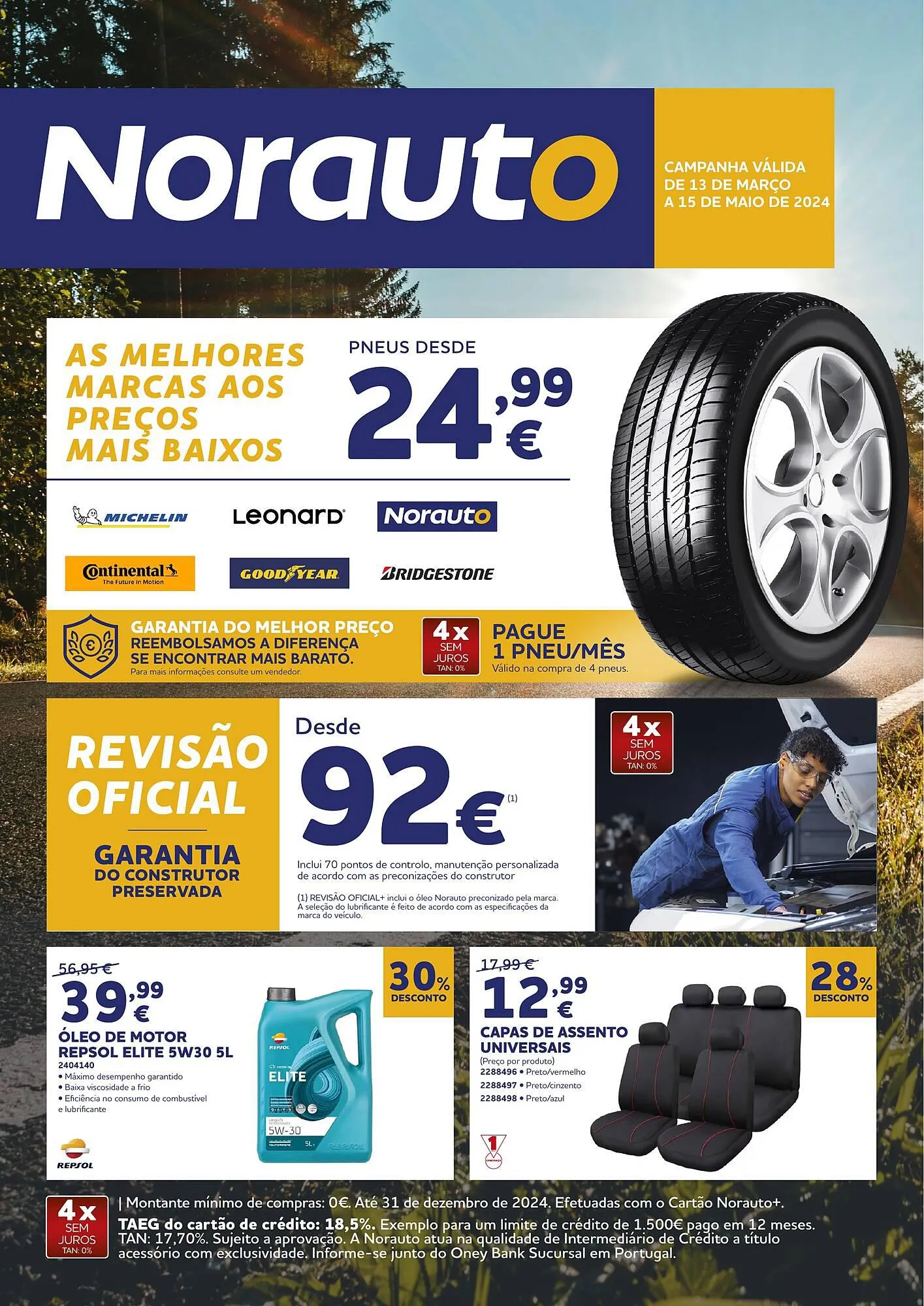 Folheto Folheto Norauto de 13 de março até 15 de maio 2024 - Pagina