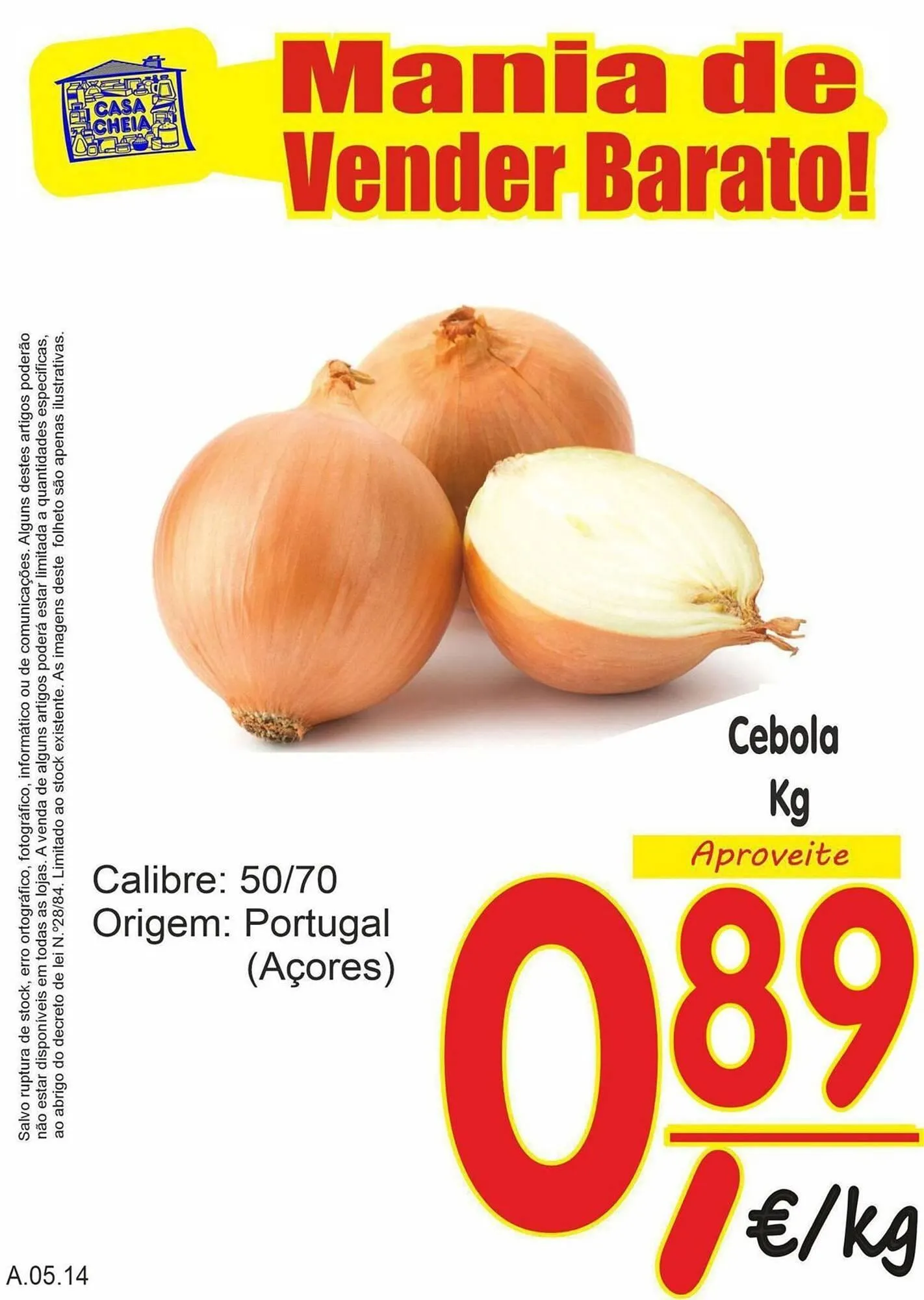 Folheto Folheto Casa Cheia de 9 de maio até 15 de maio 2025 - Pagina 1