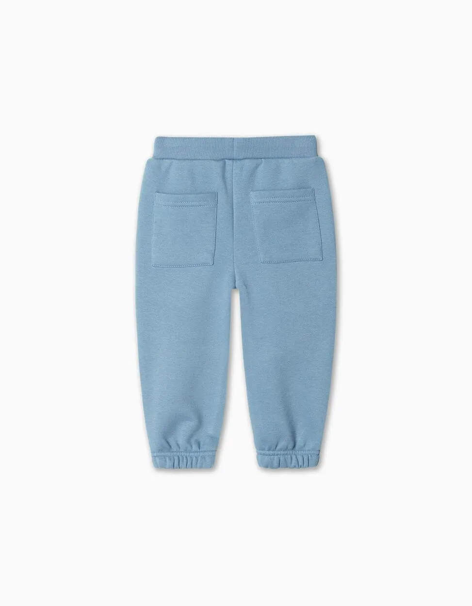 Calças de Felpa, Bebé Menino, Azul