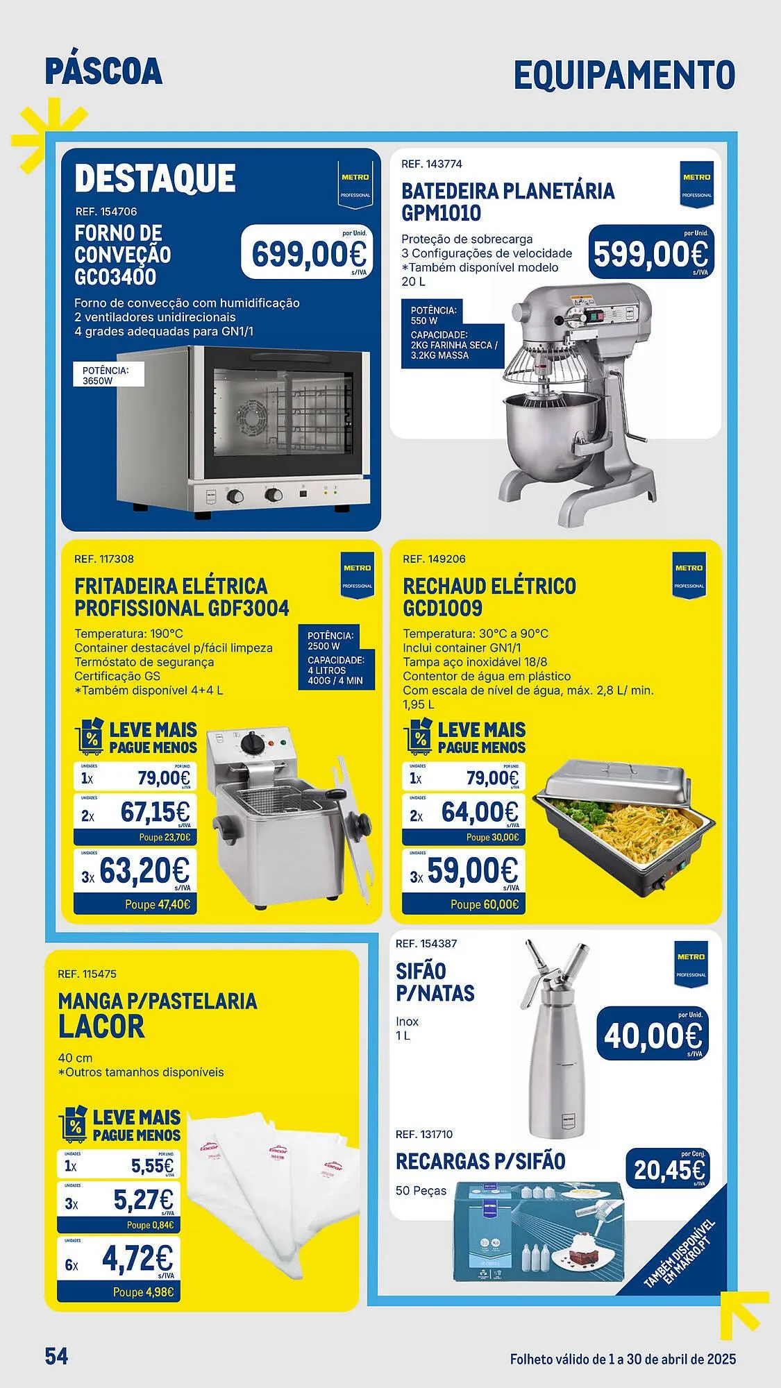 Folheto Folheto Makro de 1 de abril até 30 de abril 2025 - Pagina 54