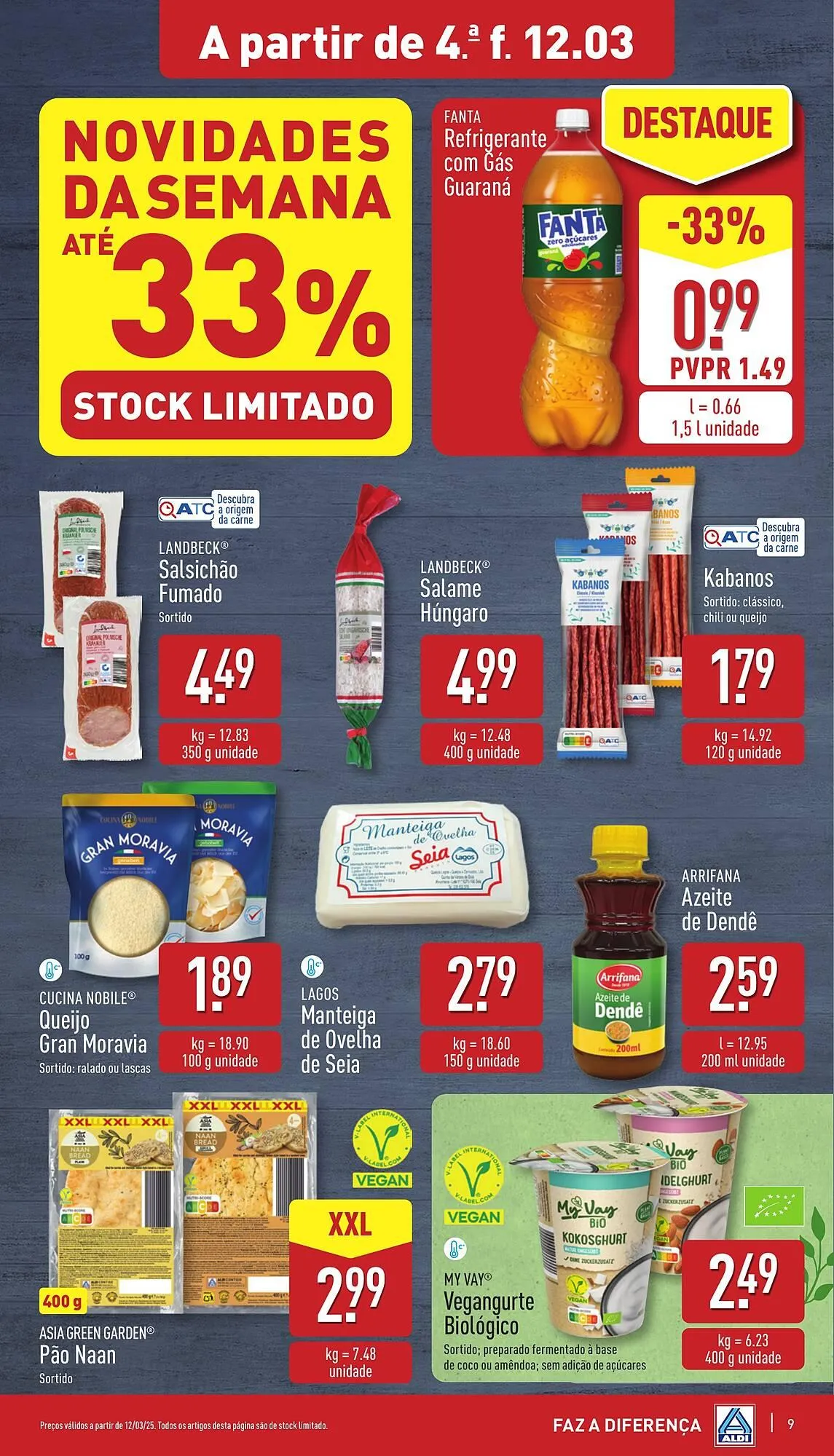 Folheto Folheto ALDI de 12 de março até 18 de março 2025 - Pagina 9