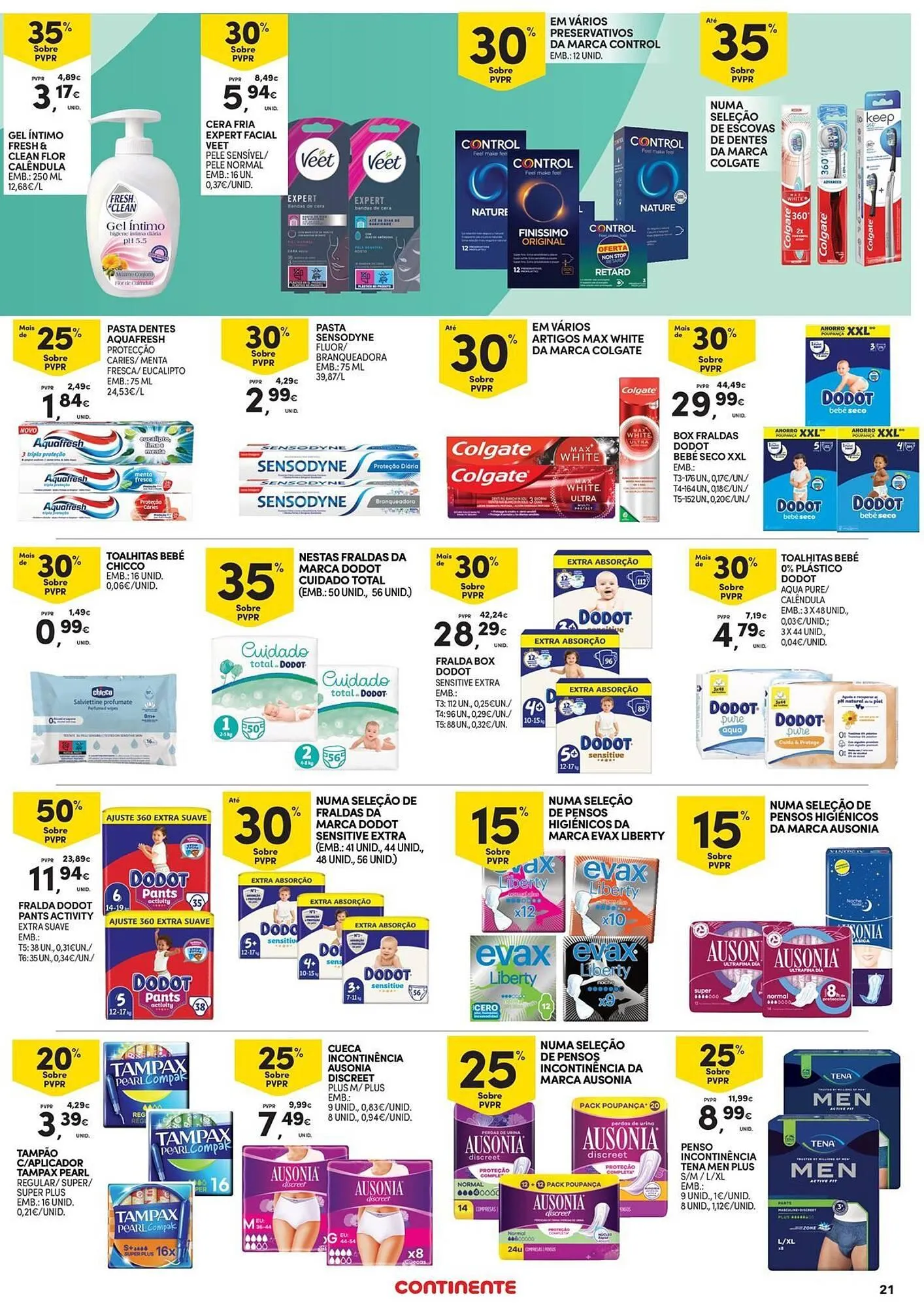 Folheto Folheto Continente de 4 de abril até 16 de abril 2025 - Pagina 21