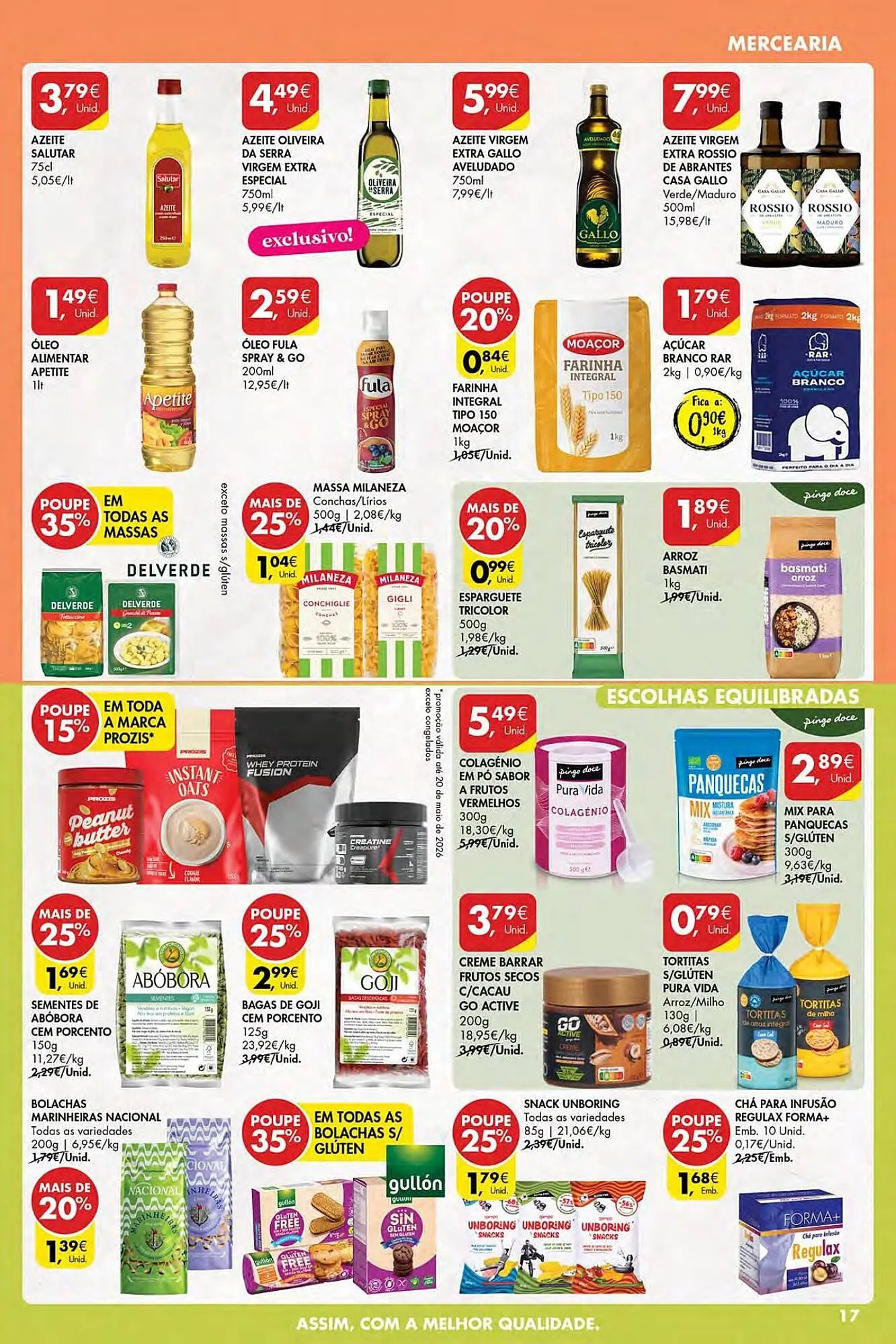 Folheto Folheto Pingo Doce de 7 de maio até 13 de maio 2026 - Pagina 17