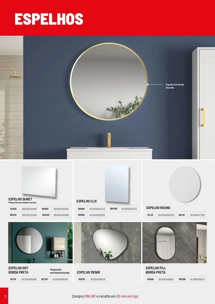 Folheto Catálogo de Casa De Banho de 8 de agosto até 31 de dezembro 2024 - Pagina 12
